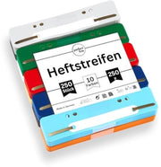 Linea perfetta - 250 non strisce PP (10x25), plastico riciclabile, prodotto in Germania