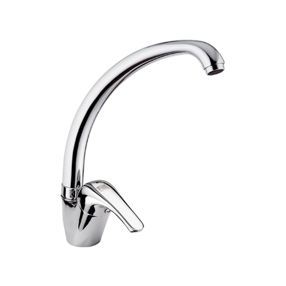 Rubinetto lavello con bocca alta girevole - serie 35