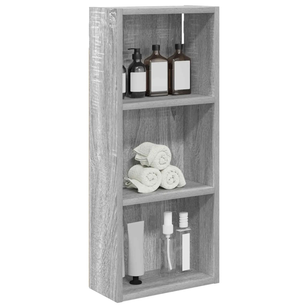 Armadio da bagno a muro Sonoma grigia 30 x 14 x 70 cm 889332