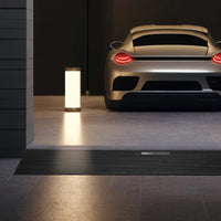 Rampa in gomma per soglia 900x250x45mm max 50 t, flessibile e antiscivolo, per porte e dislivelli