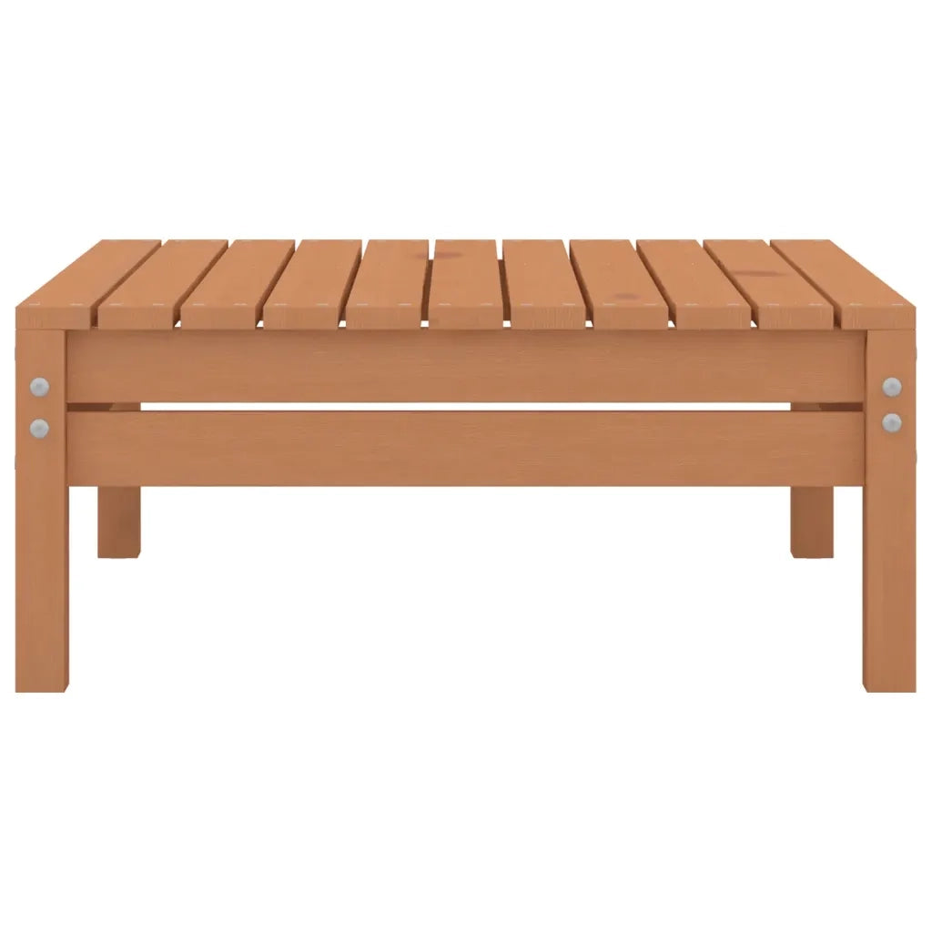 Set Salotto da Giardino 8pz Marrone Ambra Legno Massello Pino 3082570