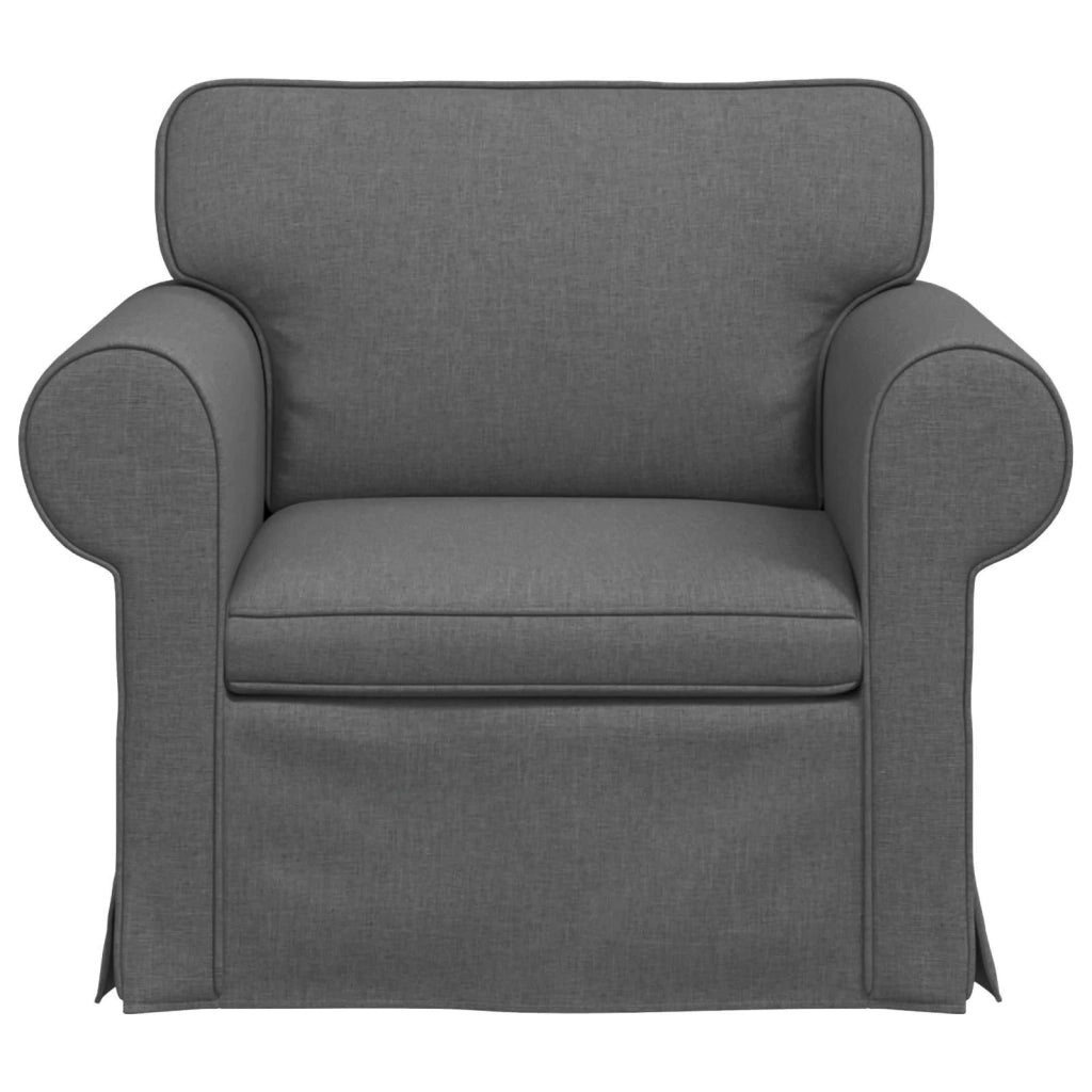 Divano Grigio scuro 95 x 82 x 80 cm Tessuto 42024293