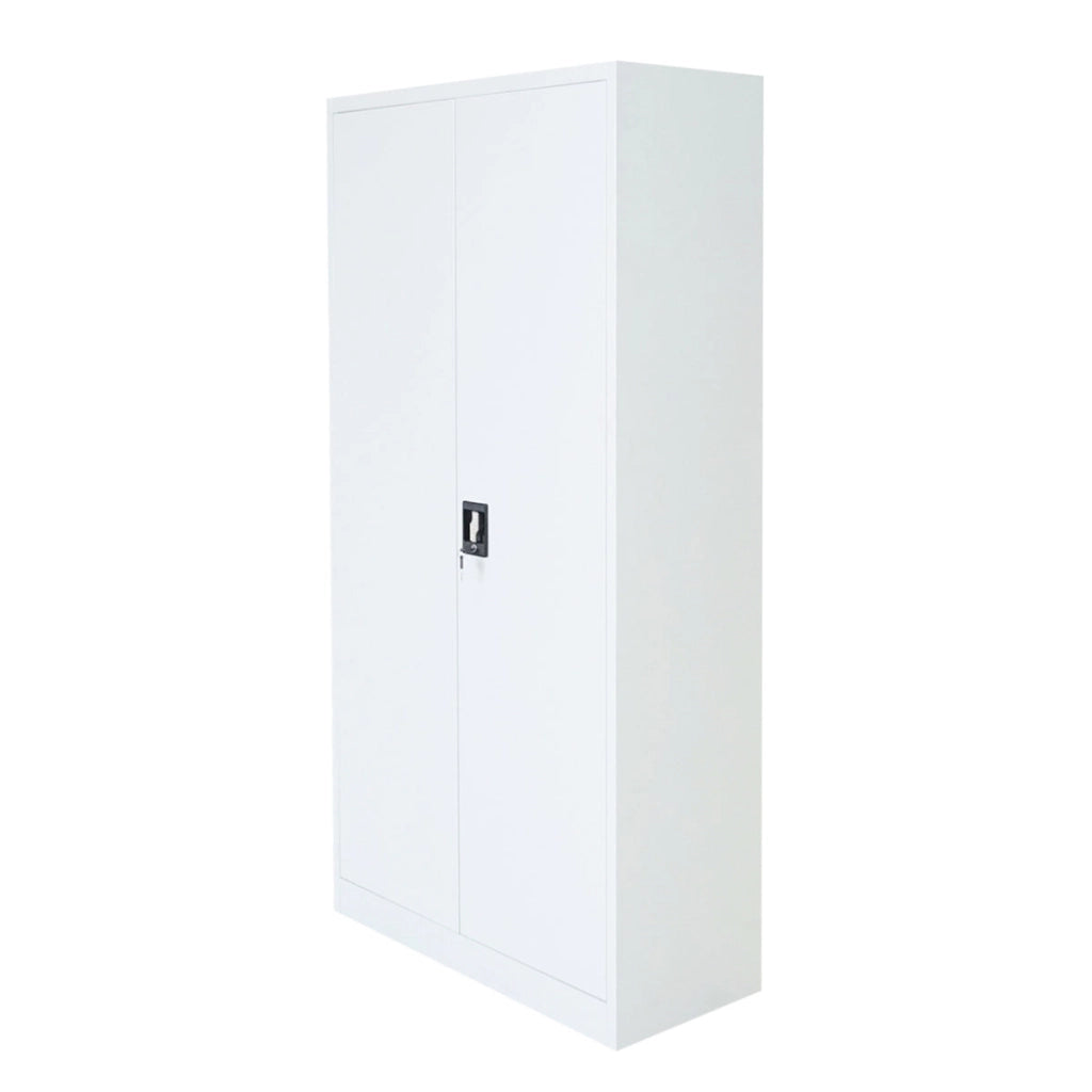 Armadio metallico 1800×900×400 mm con 2 ante di sicurezza, 4 ripiani, colore grigio Breckner Germany
