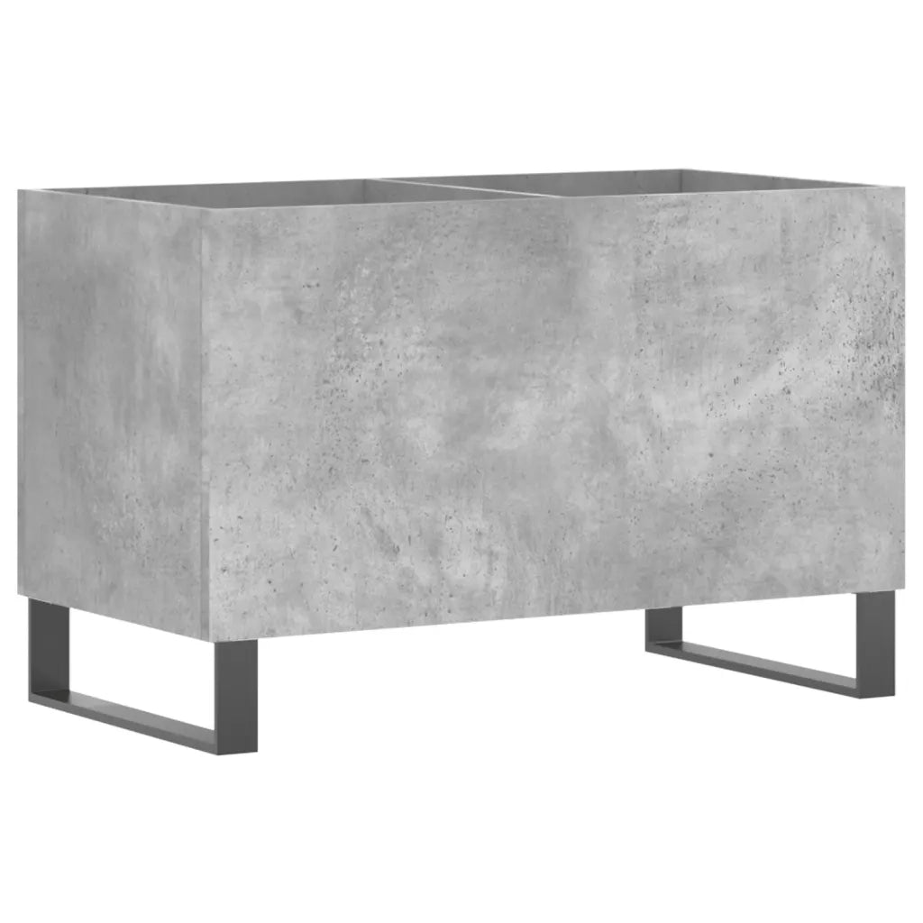 Mobile Porta Dischi Grigio Cemento 74,5x38x48 Legno Multistratocod mxl 127929