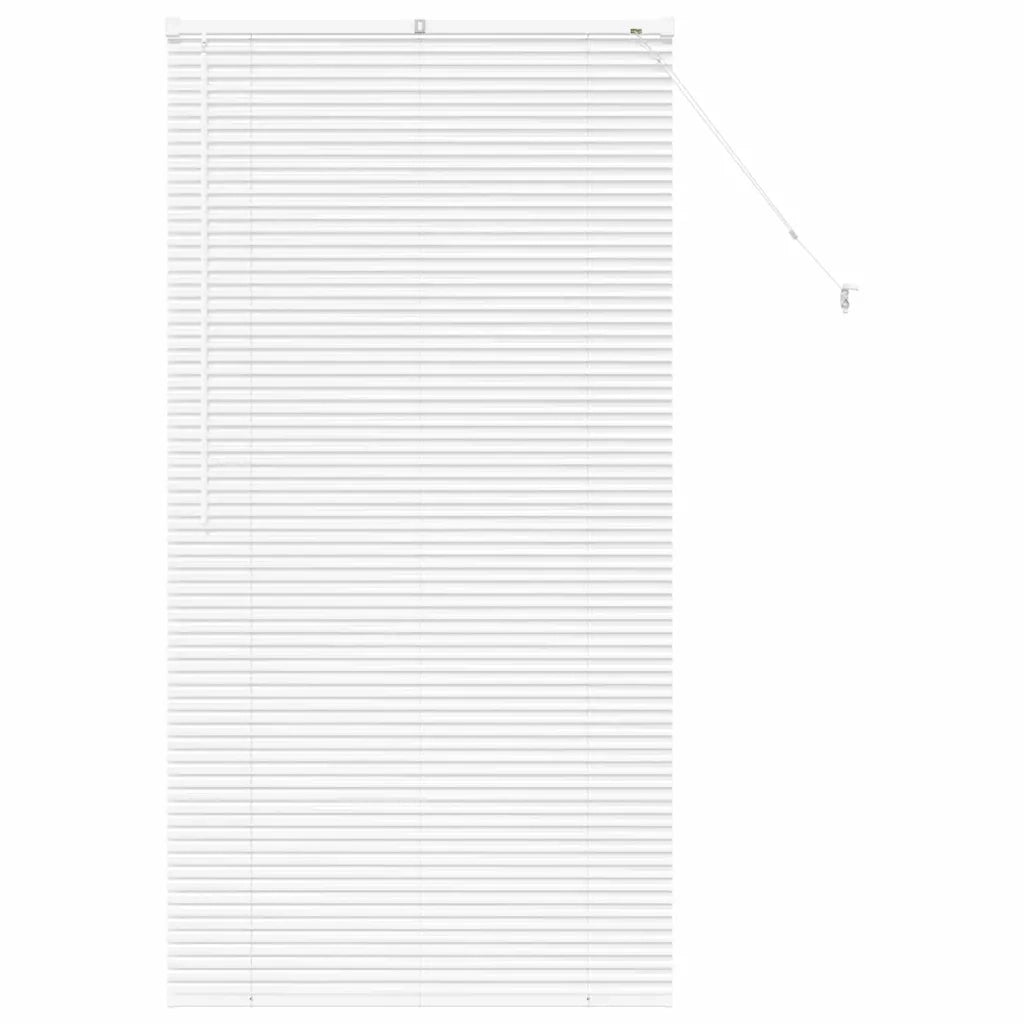vidaXL Tenda per Finestra con tende Manuale Bianco Alluminio