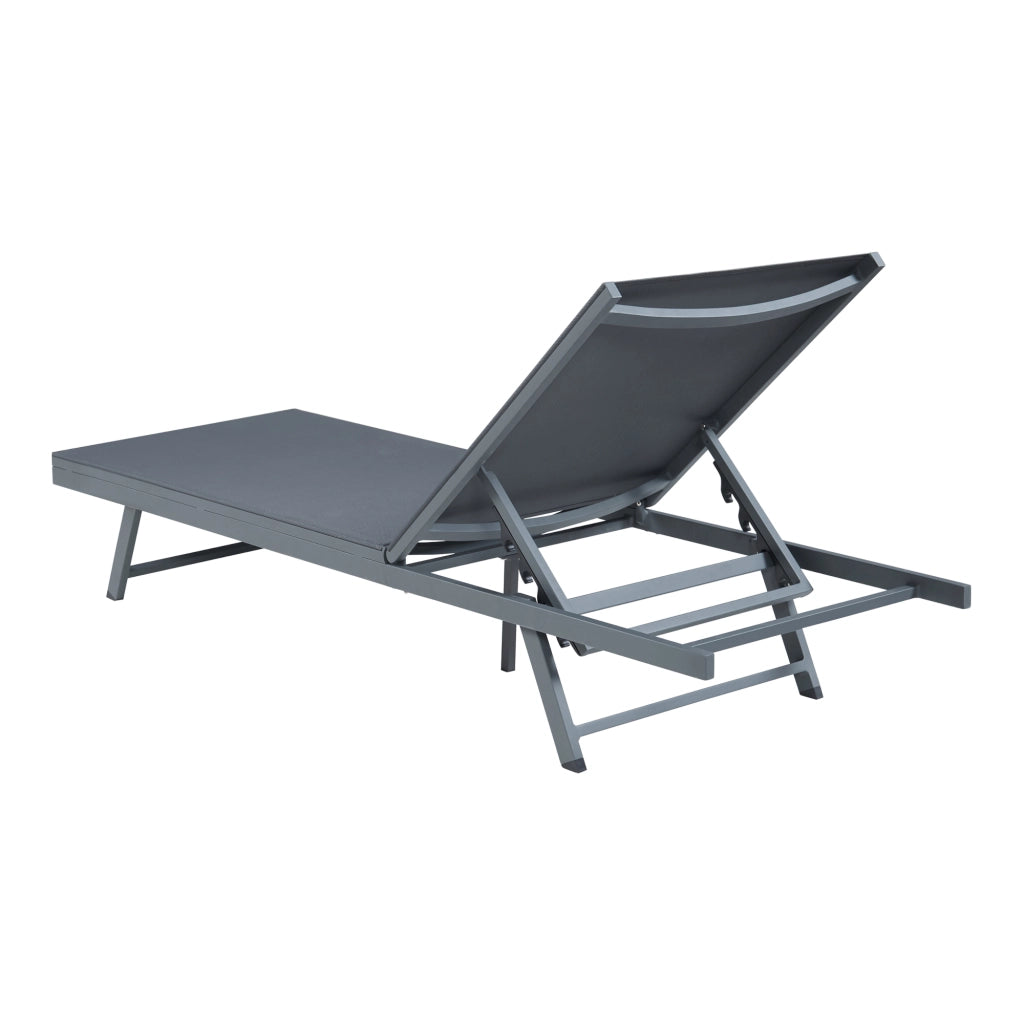 Set Baragiano di Tavolino e 2 Lettini Prendisole - Antracite/Grigio casa.pro