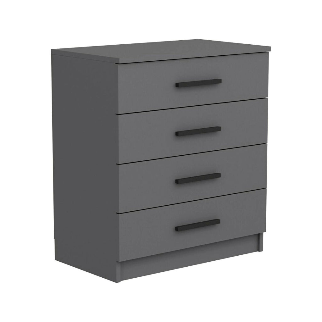 Kalmaegi, Cassettiera 4 Cassetti, 70x79x42h cm Grigio Cenere