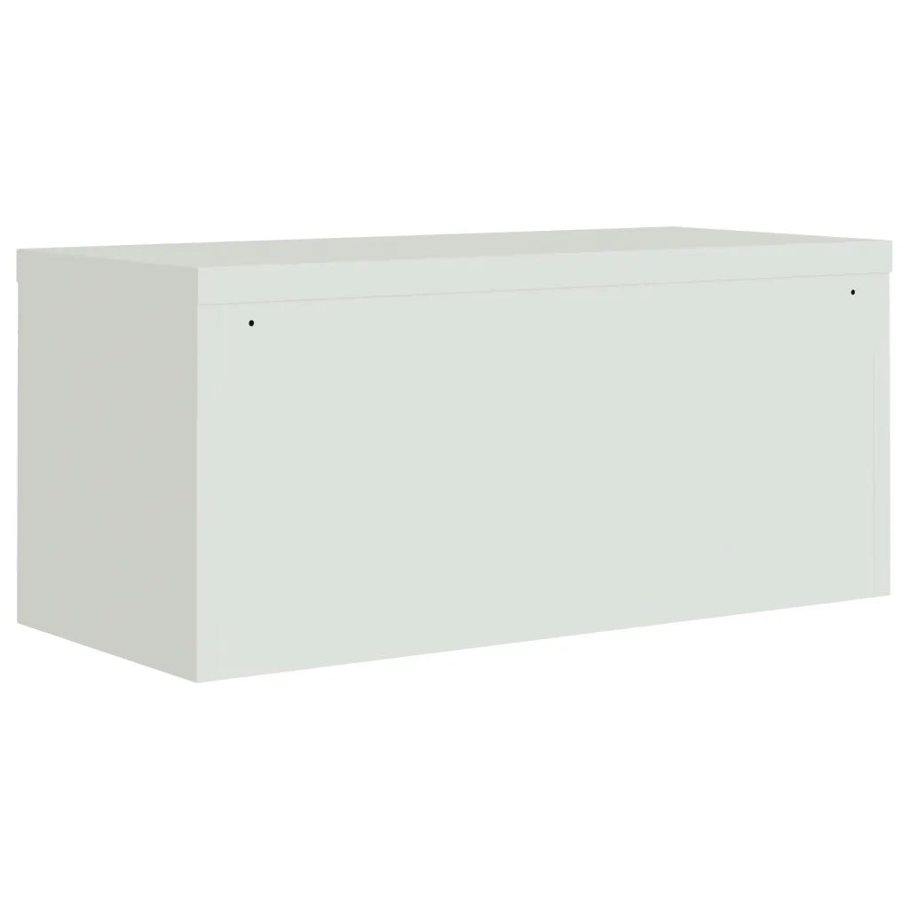 Armadio Classificatore Grigio Chiaro 90x40x240 cm in Acciaio 3188321