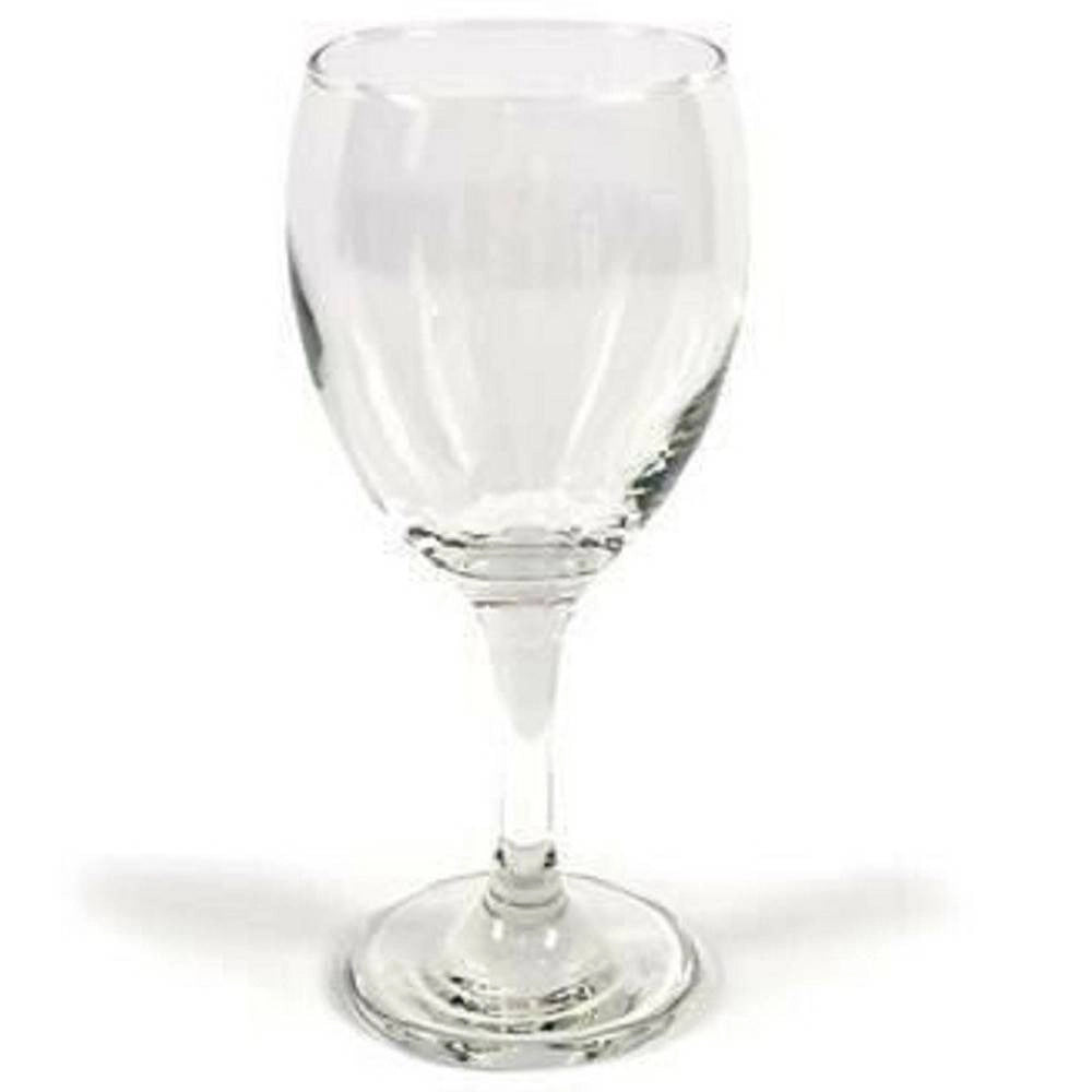 Trade Shop - Set Servizio Da 6 Calici Bicchieri In Vetro Da 340cc Per Vino Acqua Economici -