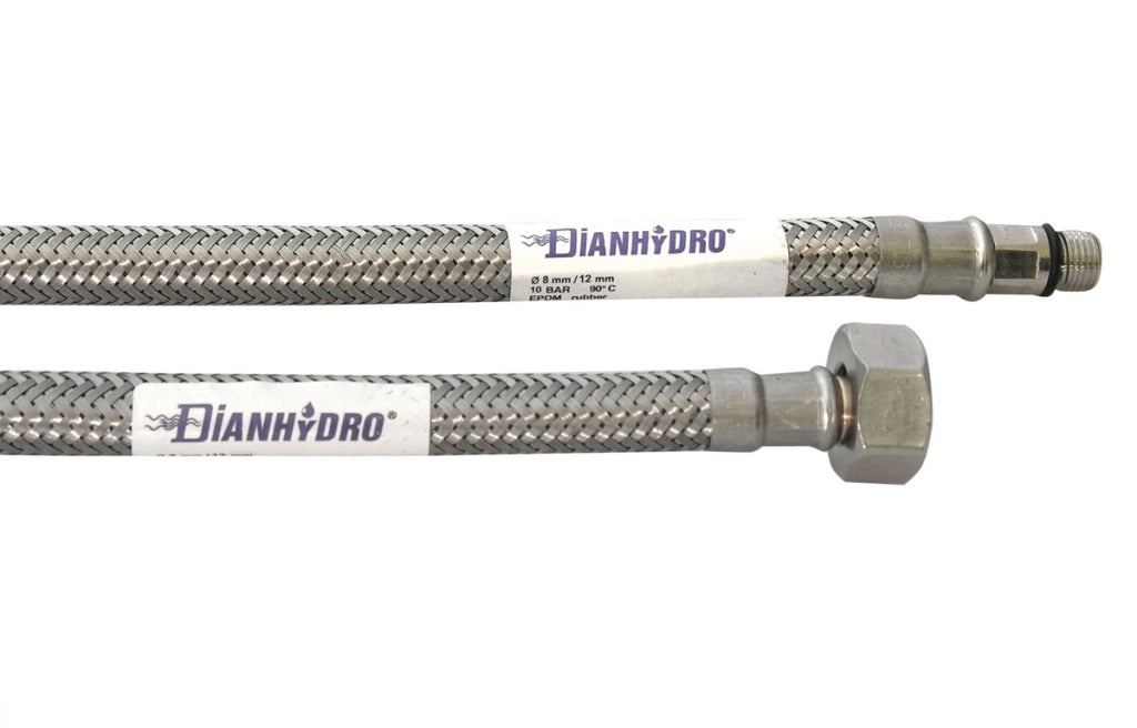 FLESSIBILE PER RUBINETTERIE MONOCOMANDO- 1/2 cm. 40  Diam.10- DH- pezzi 10
