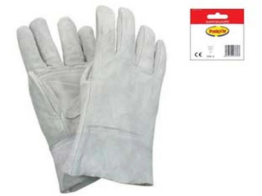 12blister guanti da lavoro in crosta bovina palmo rinforzato - tg.10 cod:ferx.fer274821