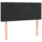 Testiera | Testata Nera 80x5x78/88 cm in Velluto