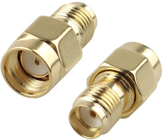 Adattatore Coassiale - Maschio RP-SMA - Femmina SMA - Connessione Antenna - Estensione Cavo Segnale Radio - Carta di Rete PCIE - Adattatore Antenna WiFi - Ripetitori Antenna