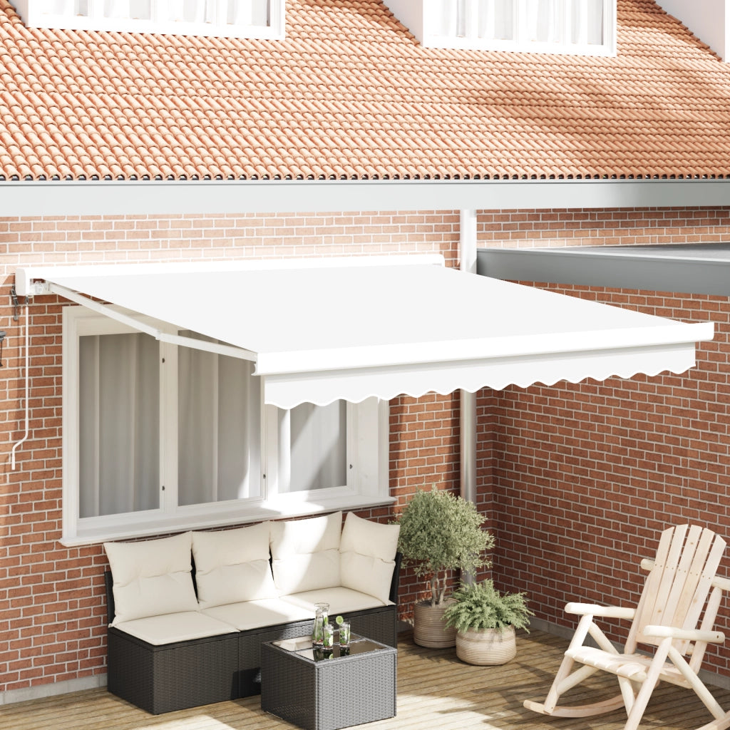 Tenda retrattile automatica bianca 300x250 cm