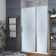 Porta doccia battente anta modulare cromo lucido cristallo temprato stampato 6mm *** misure 147-149xh195 cm stampato,...