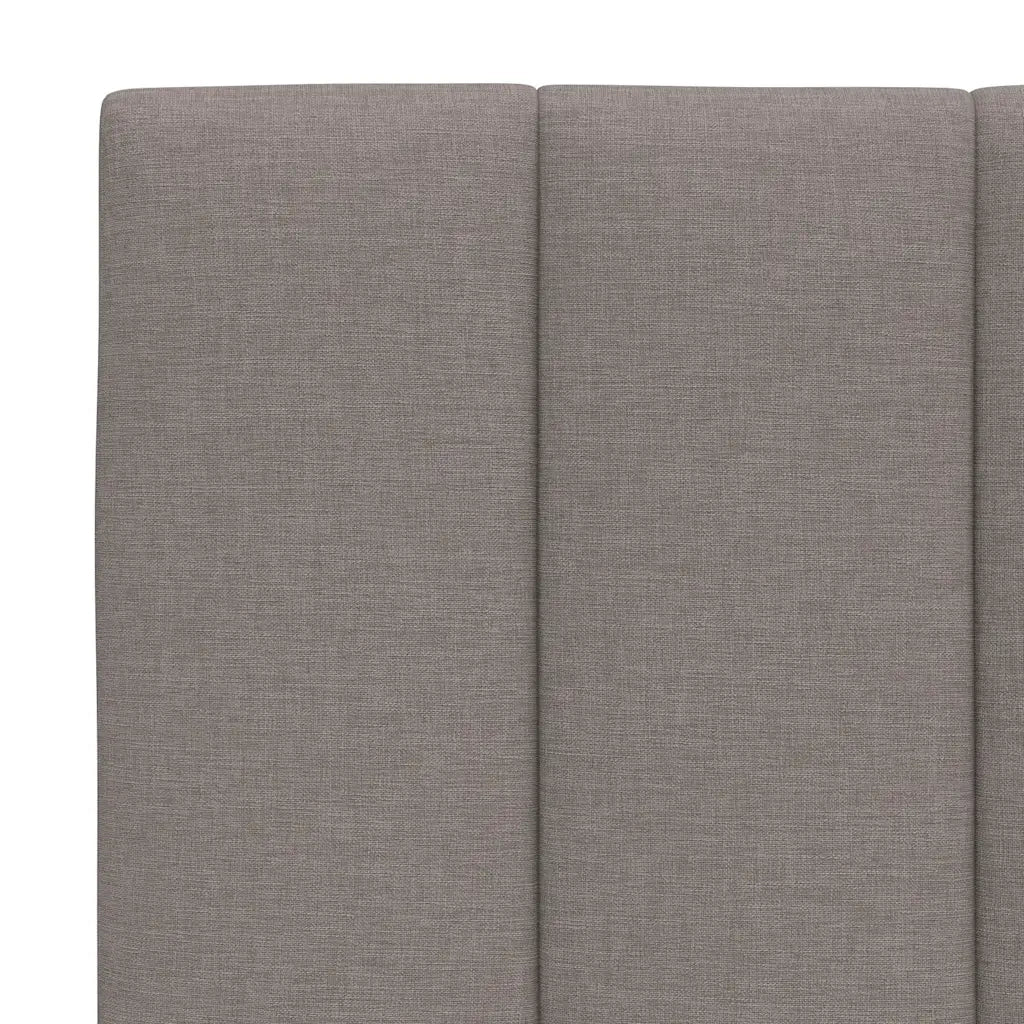 Cuscino Testiera-Cuscino per Testiera Hanko Tortora 100 cm in Tessuto