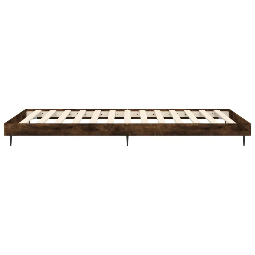 Giroletto senza Materasso Rovere Fumo 100x200 cm in Truciolato 832266