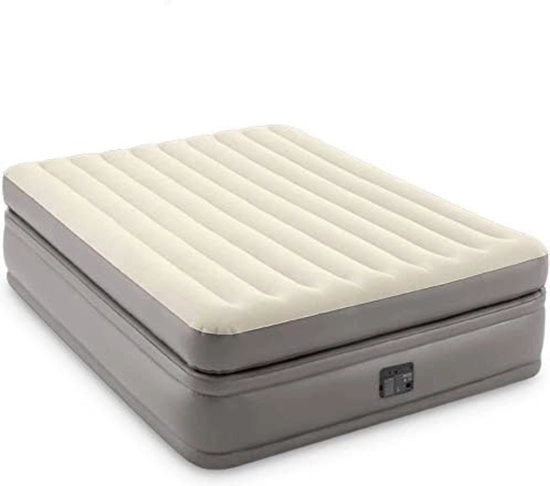 Letto aeree 2 posti - Pomp integrata - Letto aereo autoinflante - Matrimoniale autoinflante - 152 cm x 203 cm x 51 cm Grigio