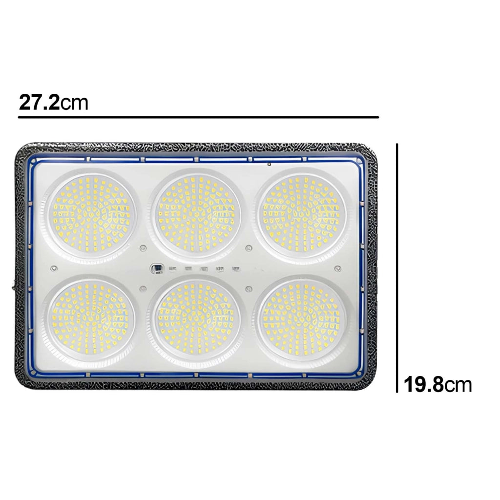 Proiettore Solare LED 19 W con Pannello Solare 20 W e Rilevamento Automatico Grigio Avizar