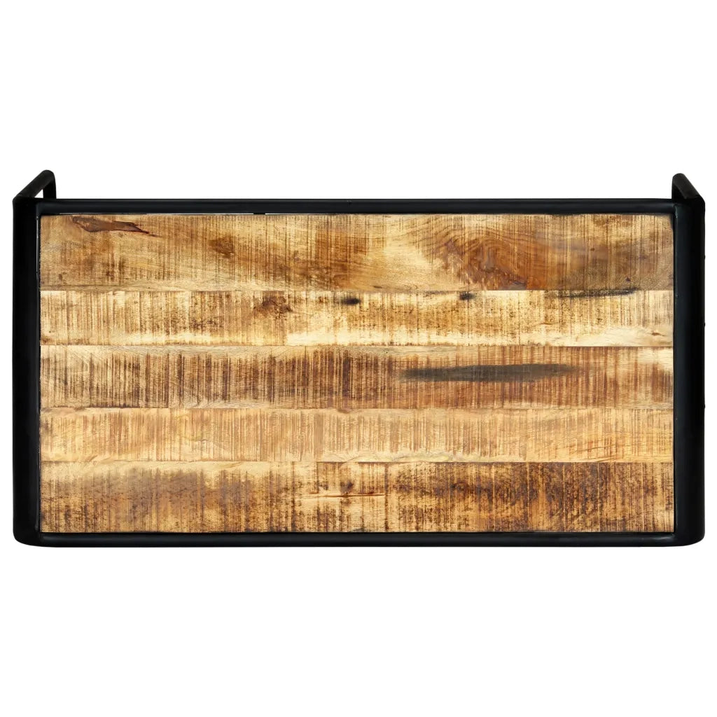 Tavolo da Pranzo 118x60x76 in Legno Massello di Mango Grezzo 247868