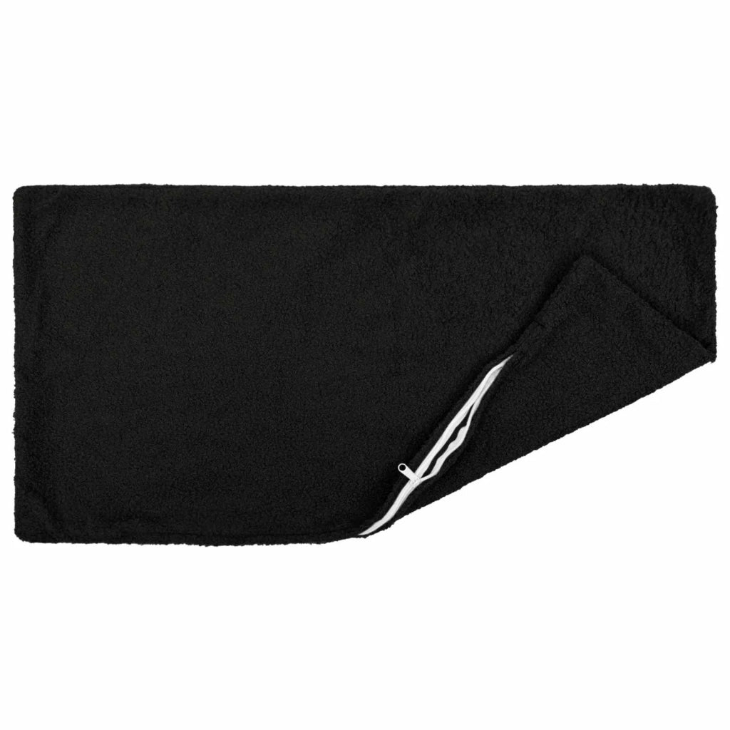 Federa 2 pcs HEERLEN Nero 40 x 80 cm Bouclé 909949