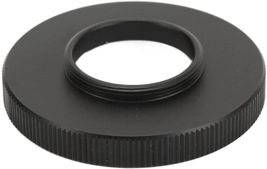 Adattatore C-Mount a T2 per Fotocamera - Connettore semplice - Nero - Anello di adattamento per fotocamera - Adatto per C-mount...