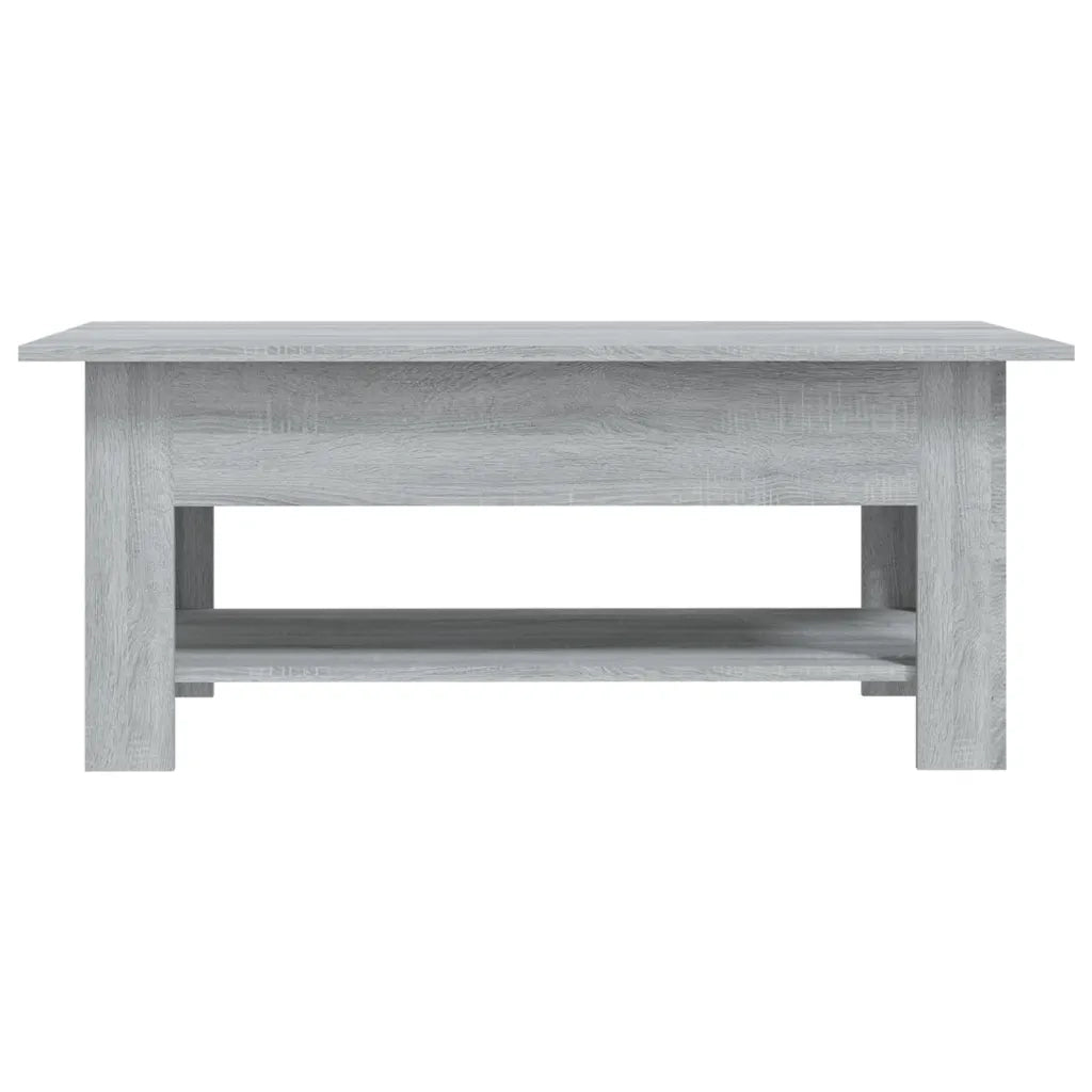 Tavolino da Salotto-Tavolino da soggiorno-Tavolo Grigio Sonoma 102x55x42 cm in Truciolato