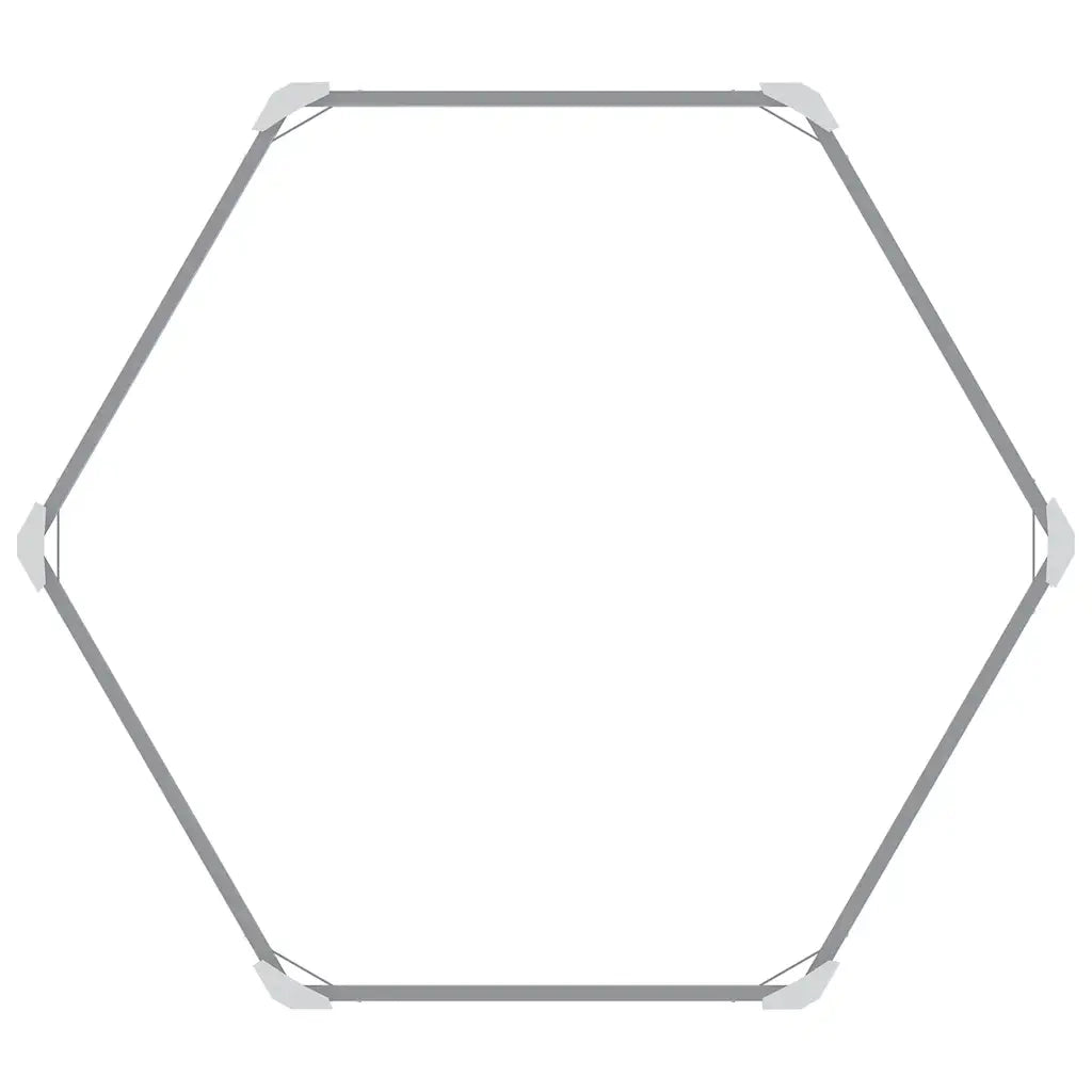Letto Rialzato Giardino in Acciaio Zincato 129x129x77 cm Grigio