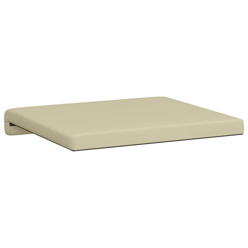 Cuscino per panchina 4 pcs Similpelle Crema Profondità 35 cm 42043111