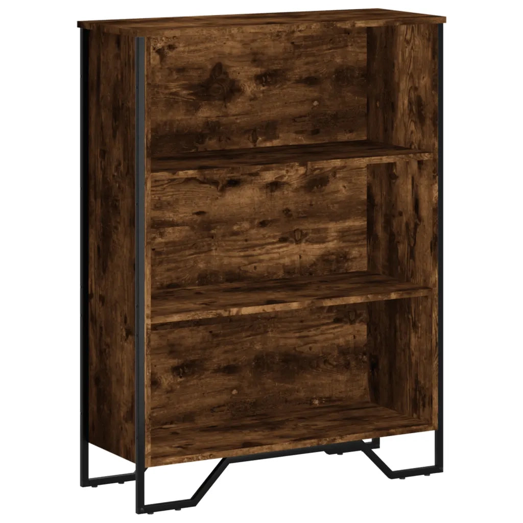 vidaXL Libreria Rovere Fumo 80x31x106 cm in Legno Multistrato