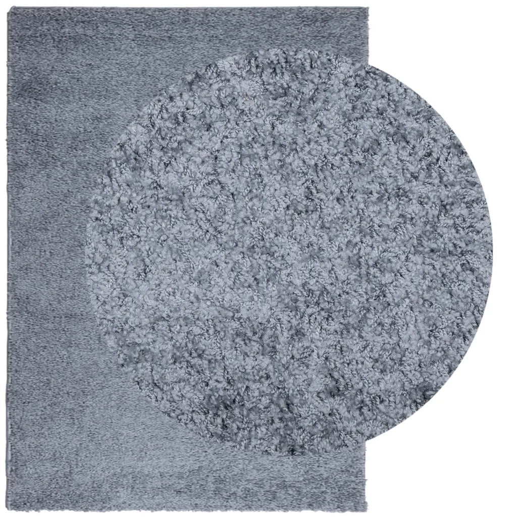 Tappeto Shaggy PAMPLONA a Pelo Lungo Moderno Blu 240x340 cm