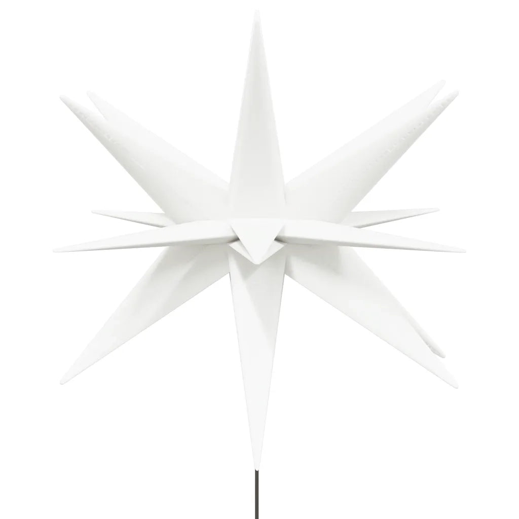 Luci di Natale con Picchi e LED 3 pz Pieghevoli Bianche 57 cm CFW4431893