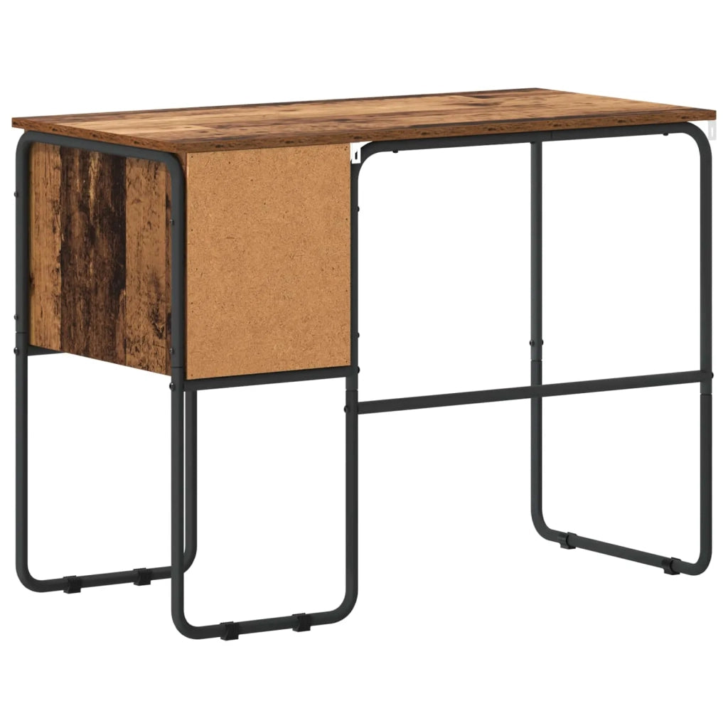 Scrivania con Spazio di Archiviazione Legno di quercia 8008006