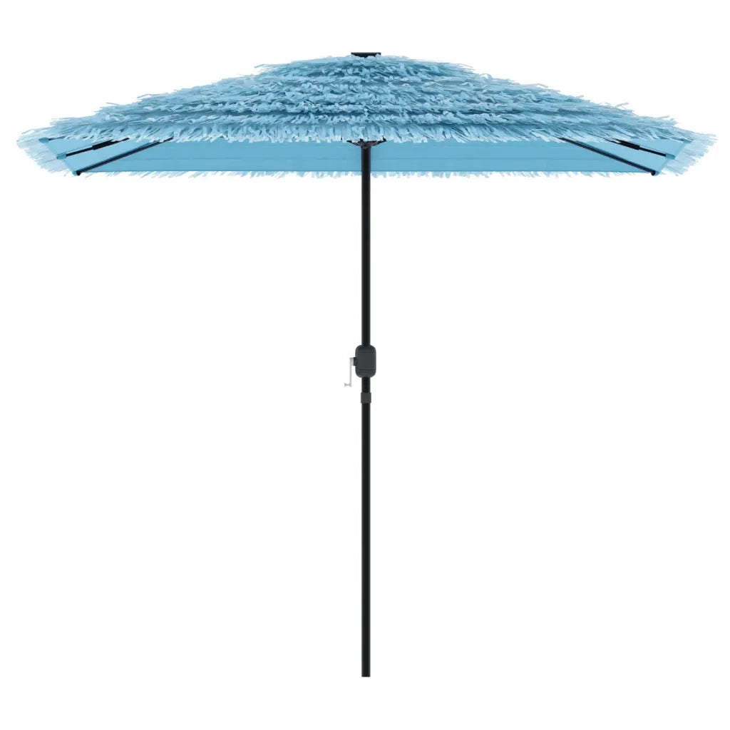 vidaXL Ombrellone Giardino con Palo in Acciaio Blu 248x248x248 cm