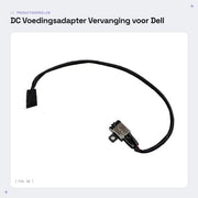 Adattatore di alimentazione DC - Sostituzione per Inspiron 15 - Porta di ricarica - affidabile e duraturo - Adatto per più modelli