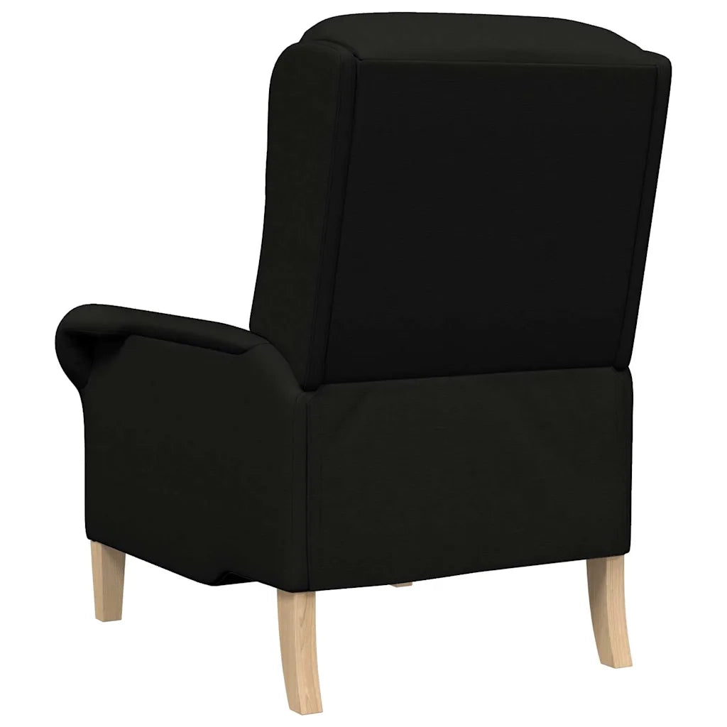 Divano Sedia-Poltrona-Poltroncina Nero Tessuto 814265