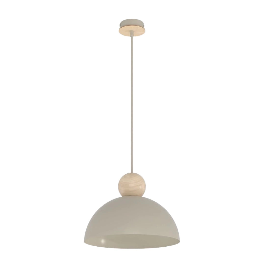 Lampada a soffitto KAKI beige feltro 1xE27 Emibig