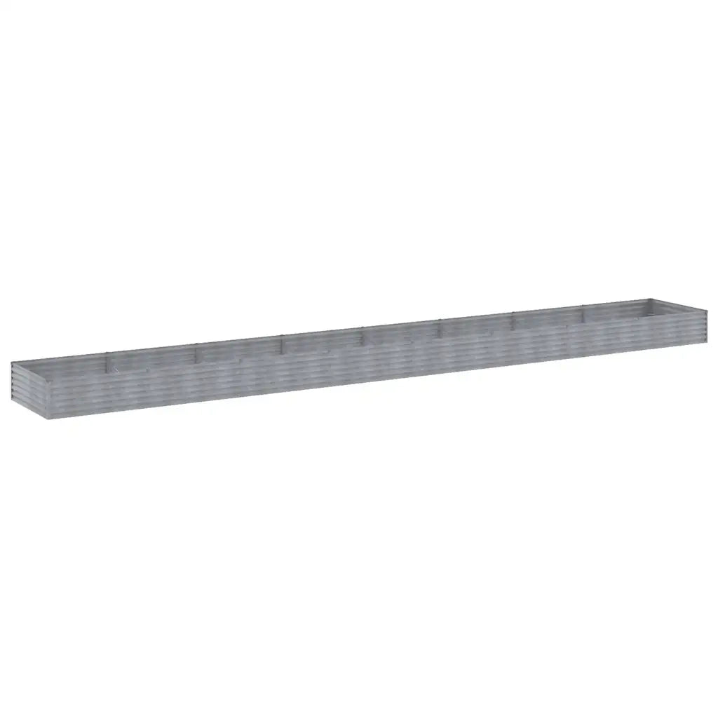 Fioriera Rialzata da Giardino 770x100x36 cm in Acciaio Cortencod mxl 82293