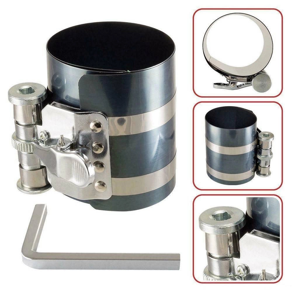 Trade Shop - Comprimi Stringi Fasce Elastiche Per Segmenti Pistoni Inserim Cilindri 90-175 Mm -