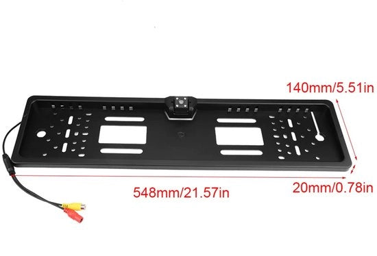 Framma per targa - Targa in alluminio - Illuminazione LED - Adatto per auto - Progettato per durata e stile - Montaggio facile