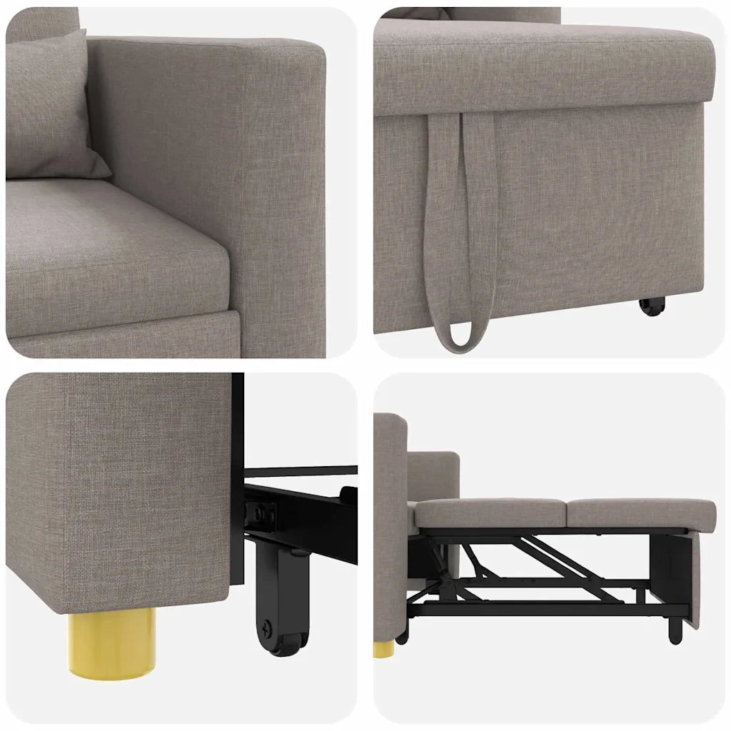 Divano letto estraibile singolo-Sofa Letto-Daybed Talpa 90 x 165 x 87 cm Tessuto