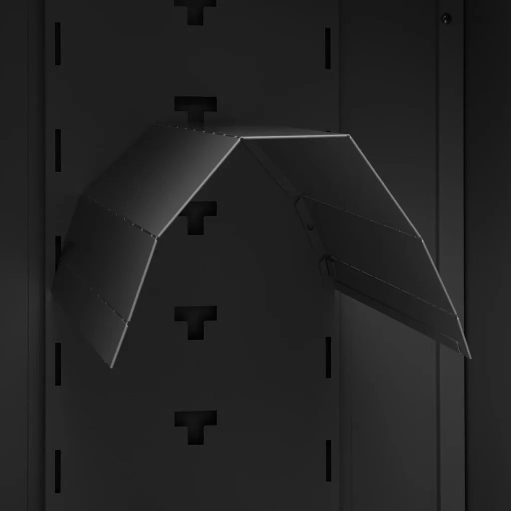 Armadio Porta Sella Antracite 53x53x105 cm in Acciaio 339606