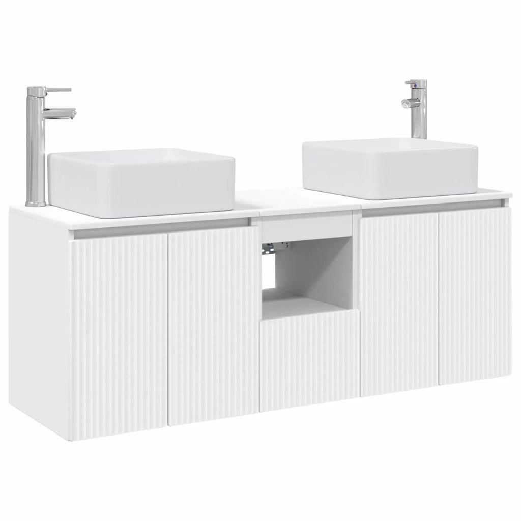 Set di Armadi da Bagno 3 pz Bianco 53 x 35 x 63 cm 3405657