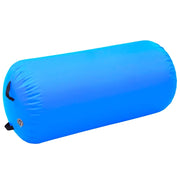 Rotolo da Ginnastica Gonfiabile con Pompa 120x90 cm in PVC Blu CFW7618345