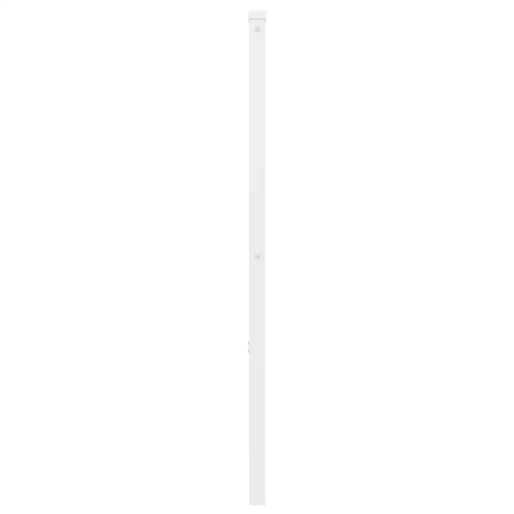 Testiera in Metallo Bianco 180 cm
