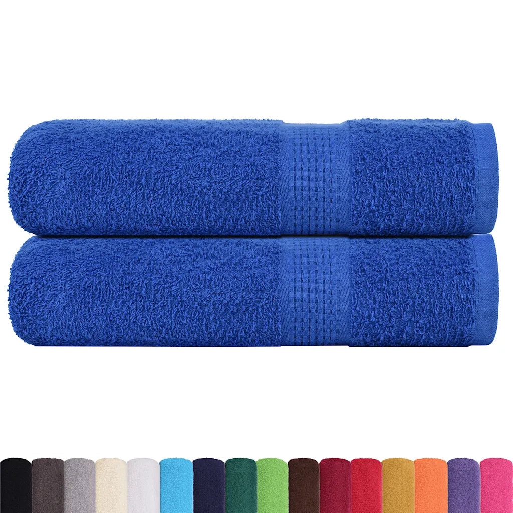 Asciugamani da bagno FROGN 2 pz Blu 100x150 cm 360 g/m² 136716