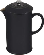 Filtro caffè con iniettore in acciaio inossidabile 800 ml, base in pietra, nera opaca, 750 ml