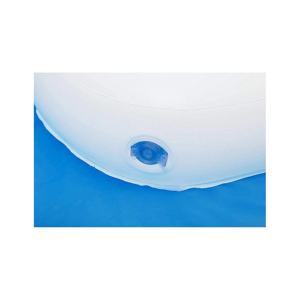 Trade Shop - Piscina Familiare 241x241x140 Cm Gonfiabile Rotonda Con Tettuccio Seduta 54337 -