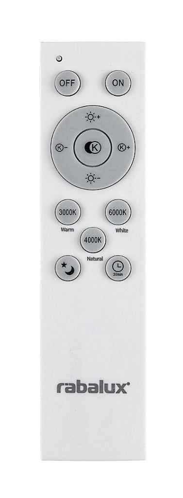 Plafoniera LED 60W dimmer telecomando Tesia Rabalux nera