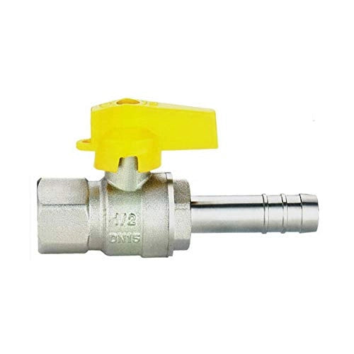 RUBINETTO DIRITTO GAS FEMMINA PORTAGOMMA 1/2 x 9 - F.I.V.